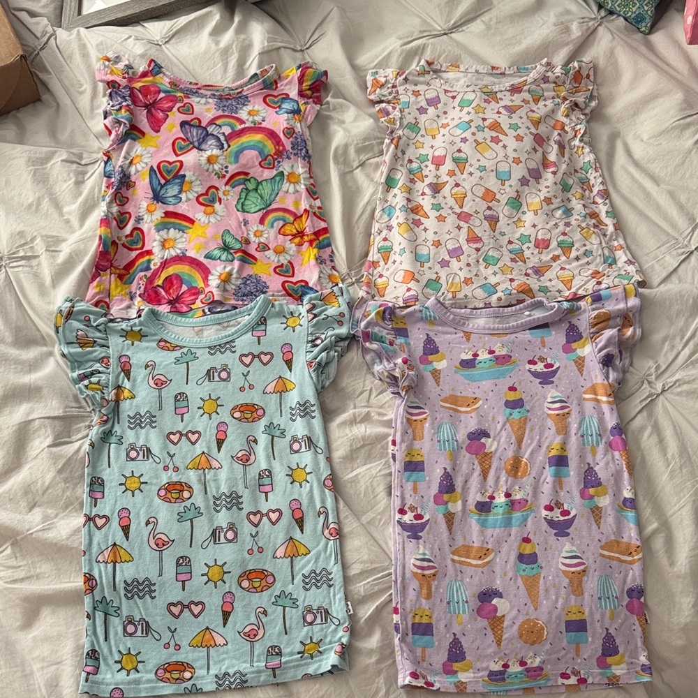 Little Sleepies/Posh Peanut tee bundle 3T